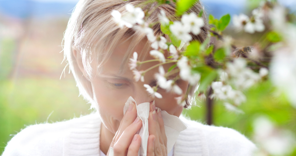 women with hayfever